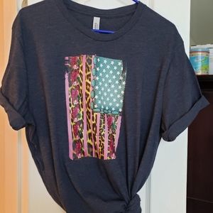 Boutique flag t-shirt